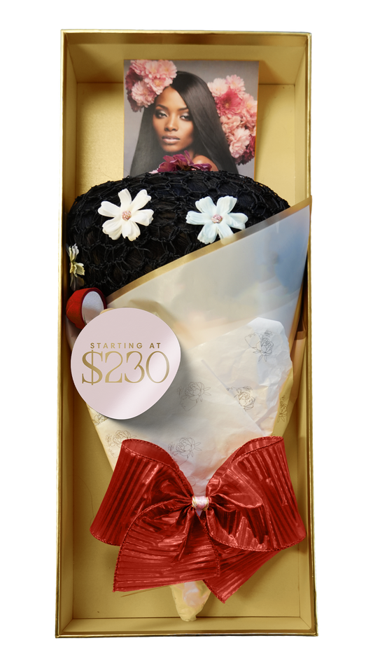 Blooming Raw Wig Bouquet Box