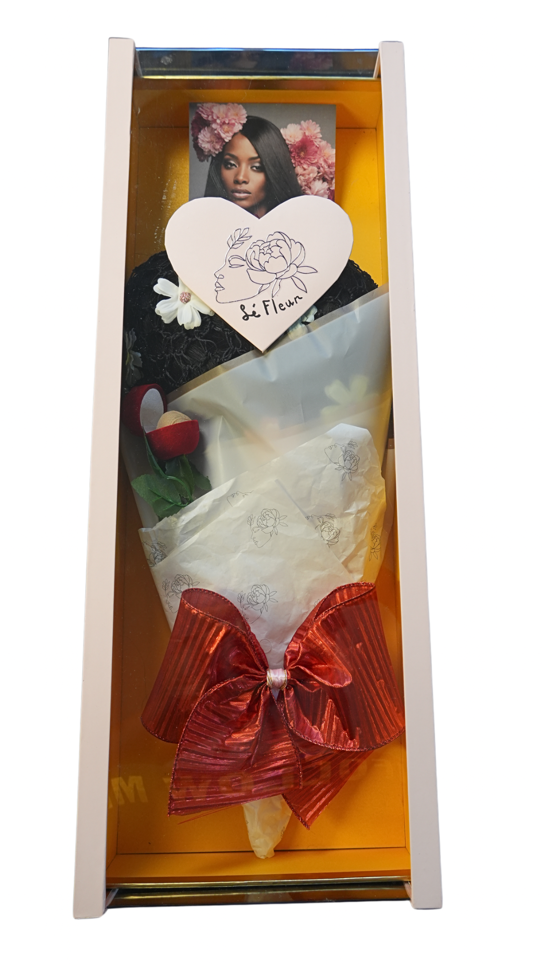 Blooming Raw Wig Bouquet Box