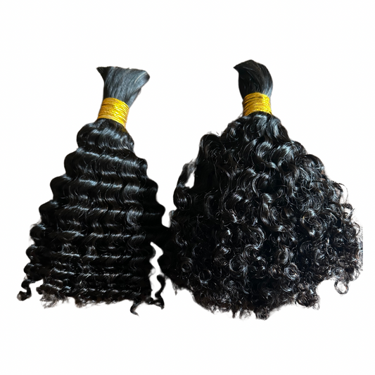 Raw human bundle Braiding hair