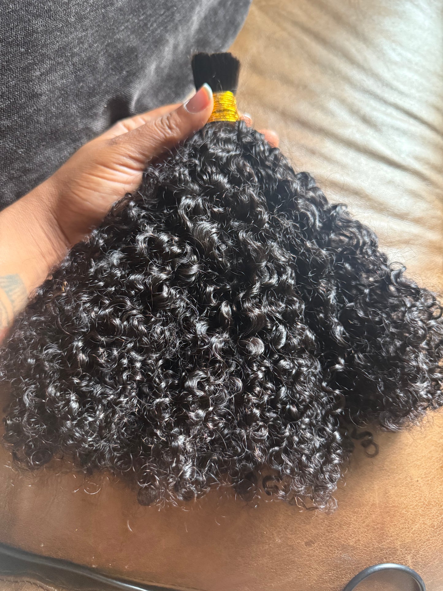 Raw human bundle Braiding hair